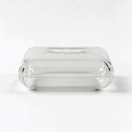 Clear Smooth Plexi Tissue Box