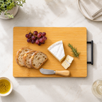 Bamboo Cutting Board with Plastic Handle