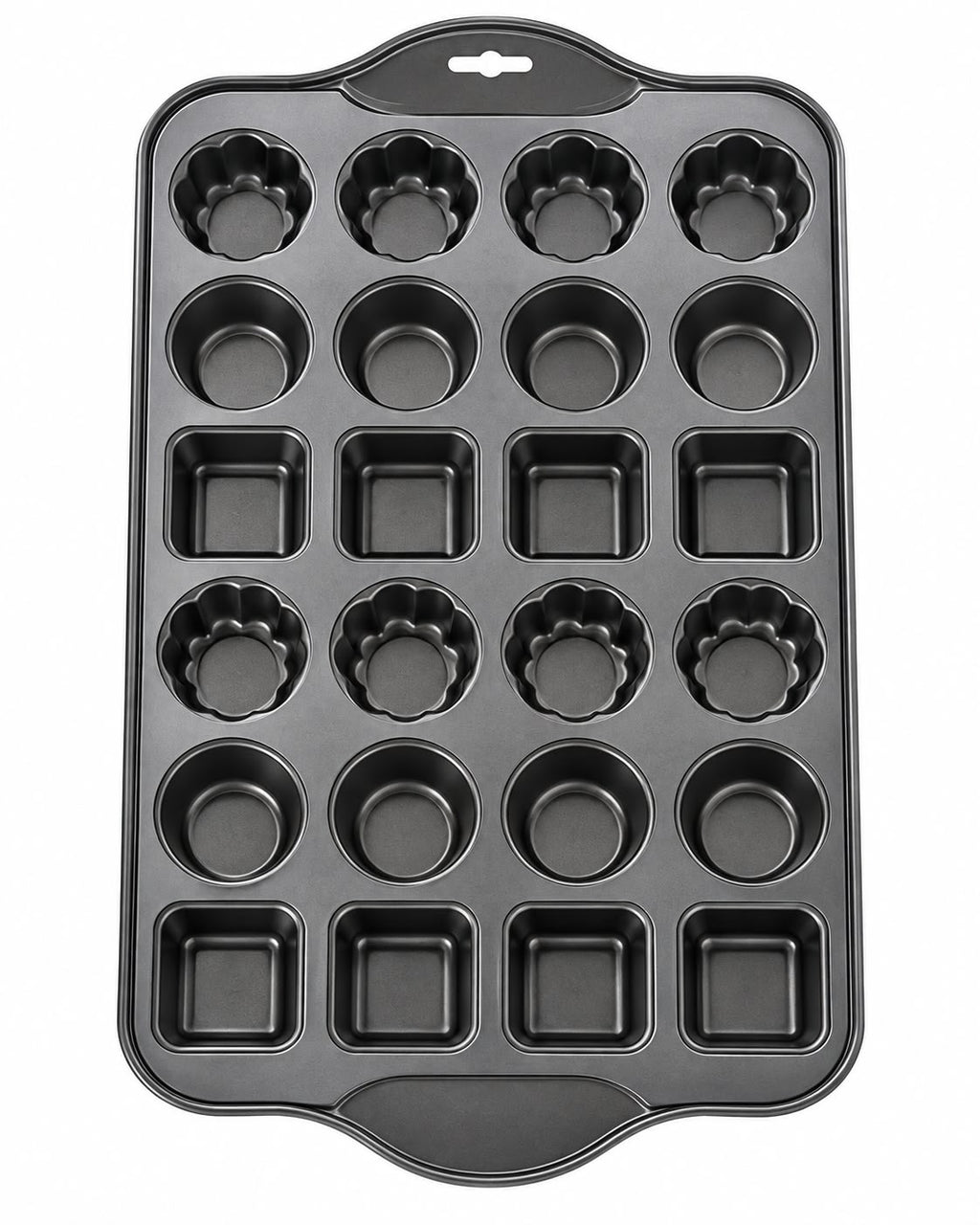 24-cavity non-stick mini baking pan product view