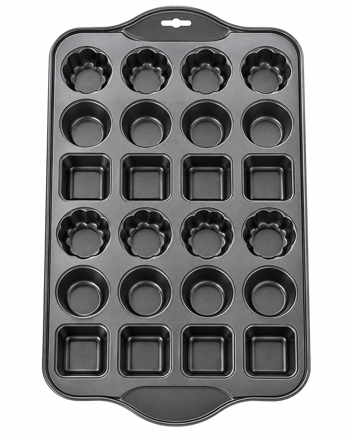 24-cavity non-stick mini baking pan product view