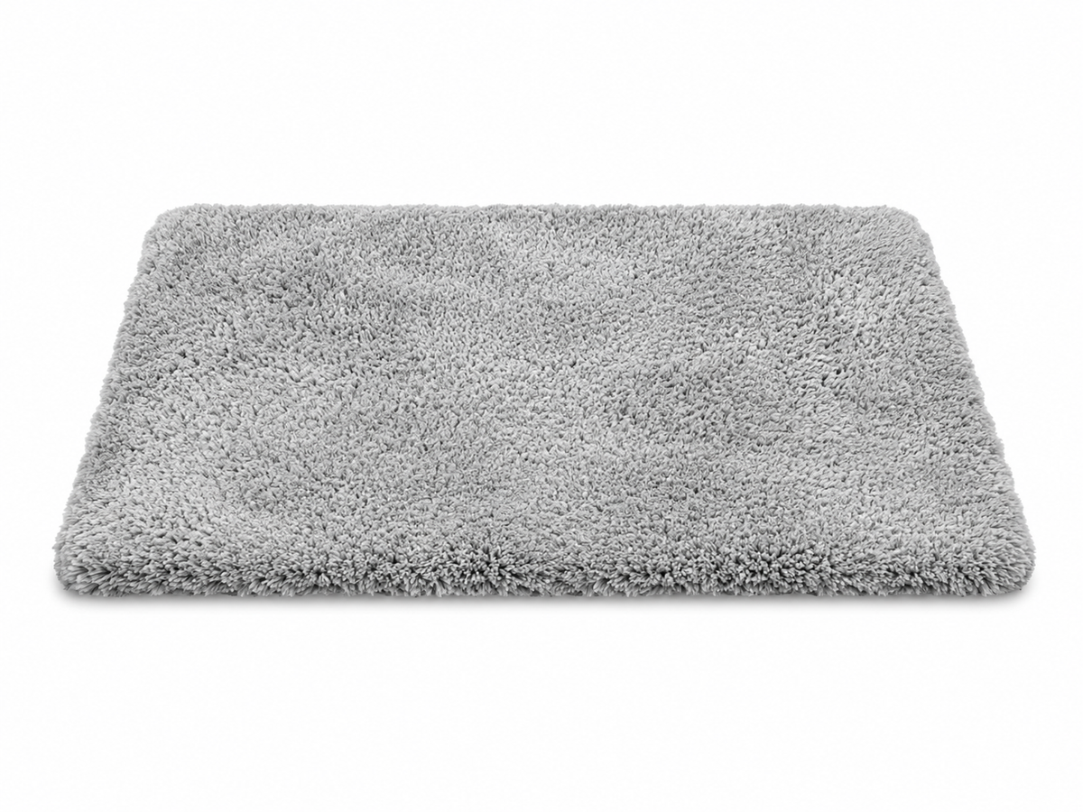 Soft Absorbent Plain Shaggy Bathroom Mat