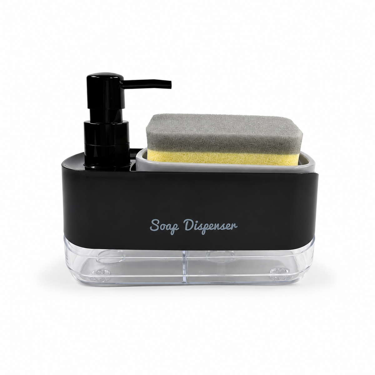 2-in-1 Soap Dispenser with Sponge Holder