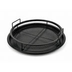 Round Serving Tray - Black