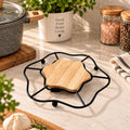 Metal &amp; Wooden Pot Trivet