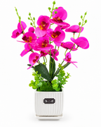 Artificial Orchid Arrangement with Pot