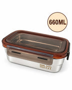 Stainless steel 304 food container 660ml HL122-4