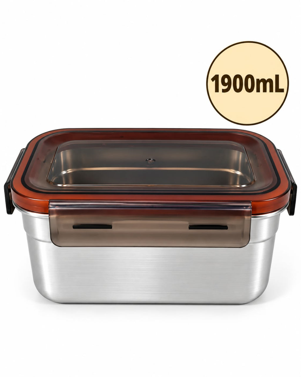 Stainless steel 304 food container 1900ml HL122-3