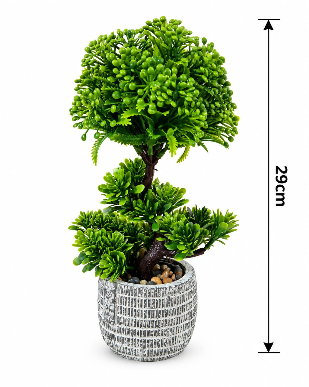 Artificial topiary plant 29 cm dimensions