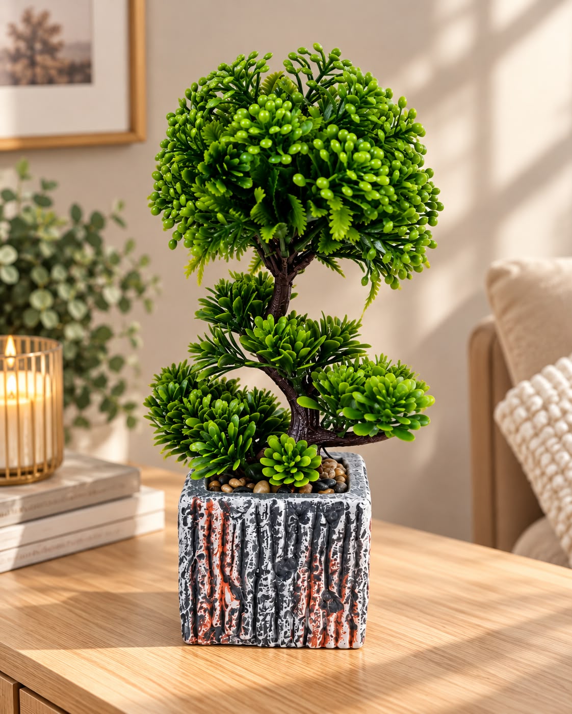 Artificial topiary plant 30 cm lifestyle