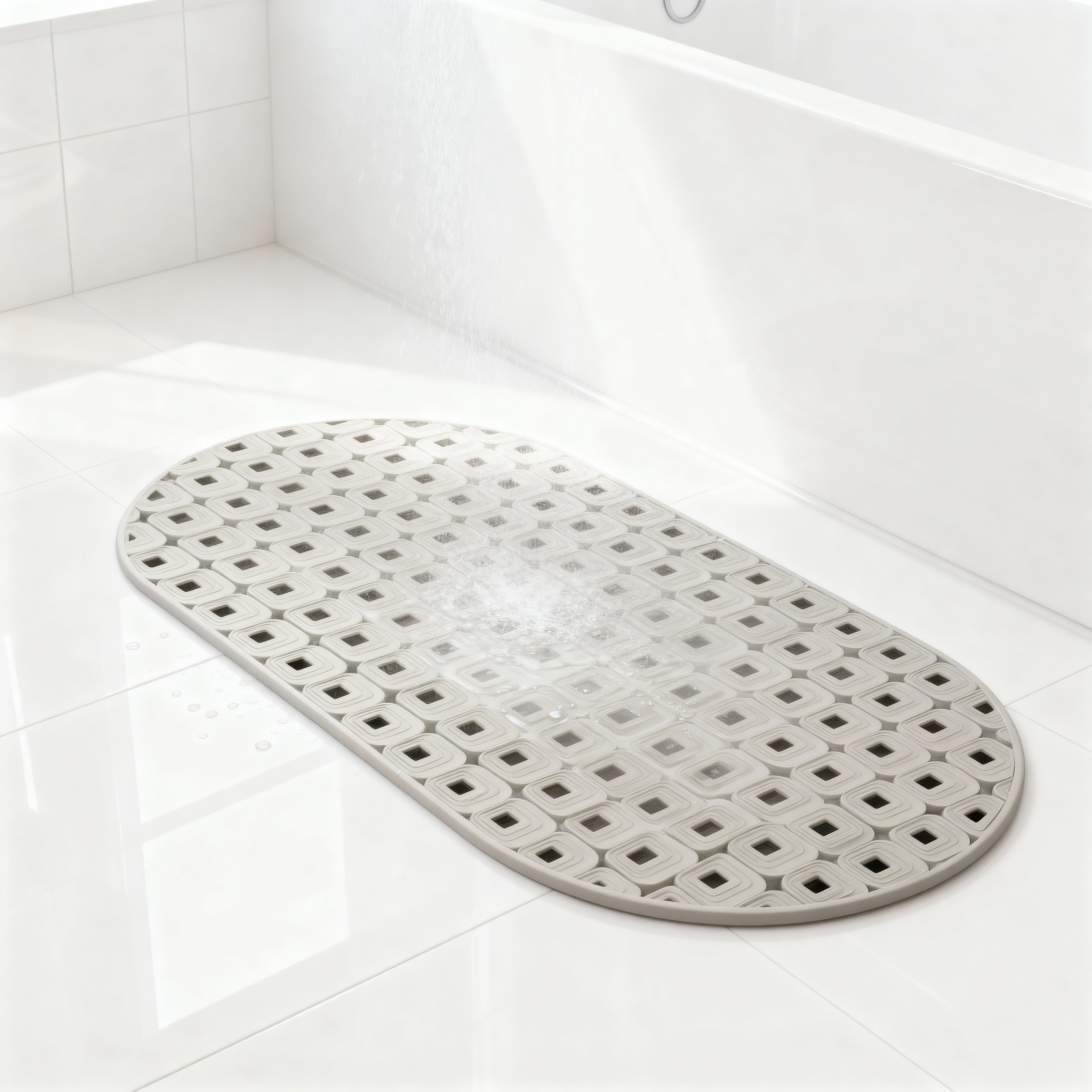 Oval Anti-Slip Bathroom Mat