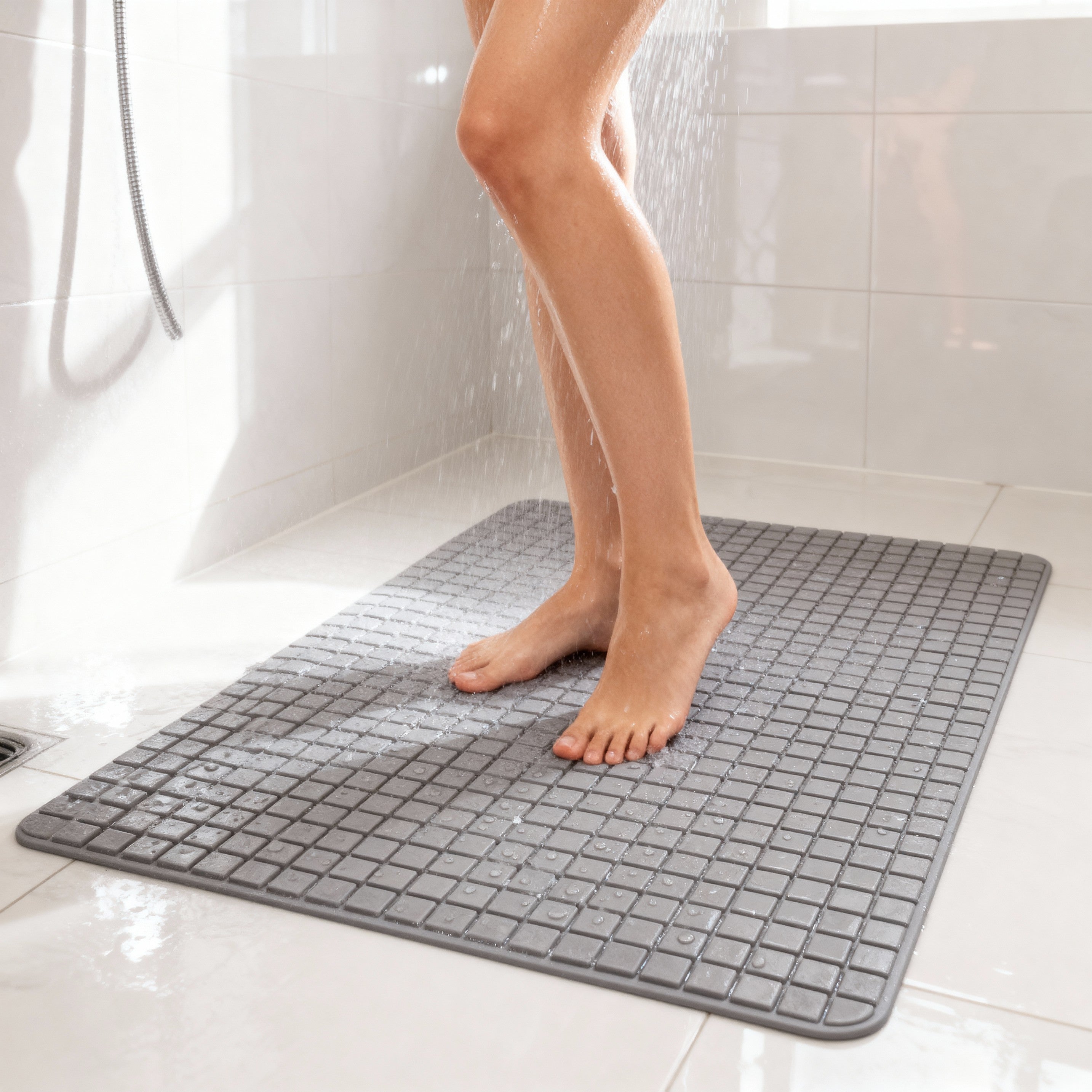 Premium Anti-Slip Square Bath Mat