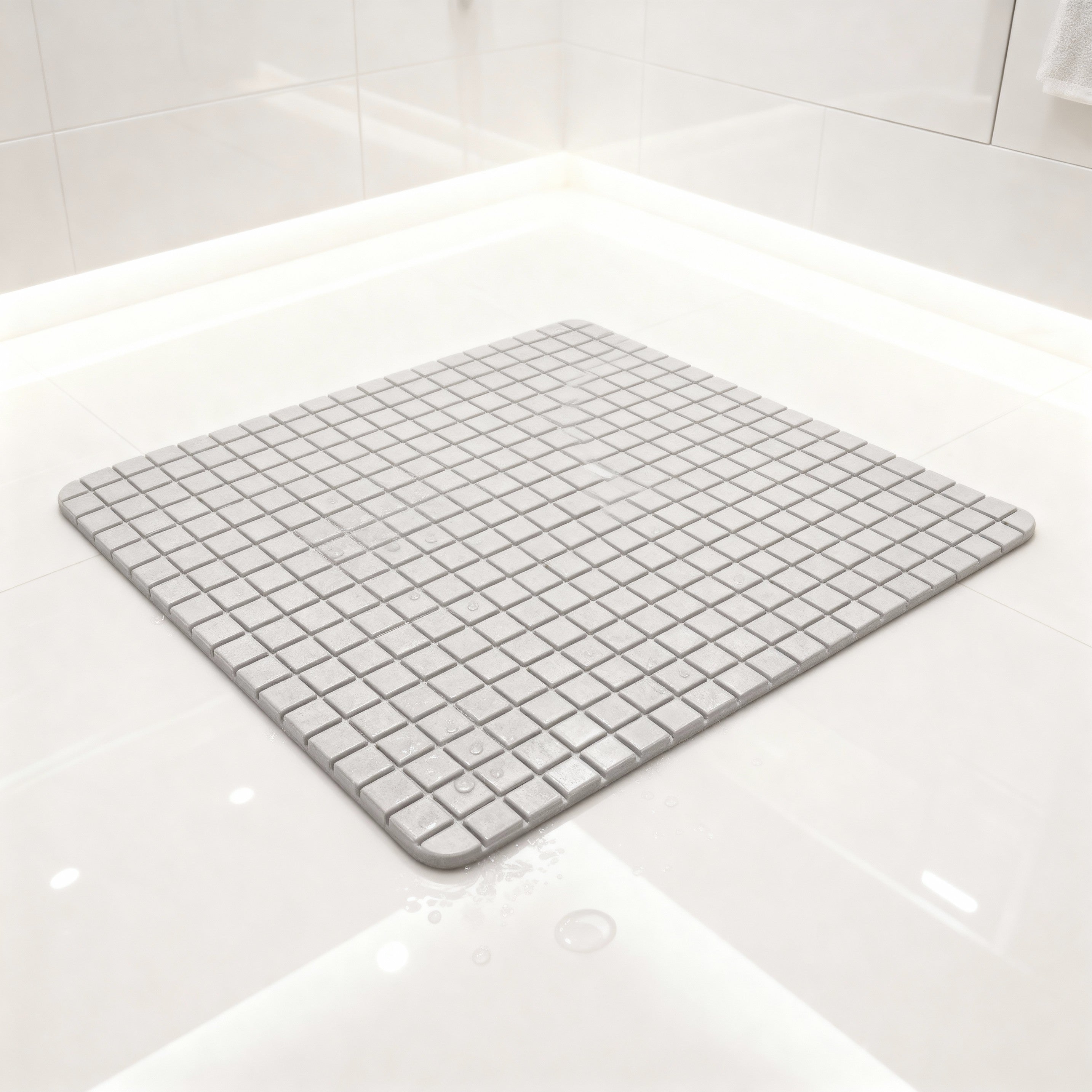 Premium Anti-Slip Square Bath Mat