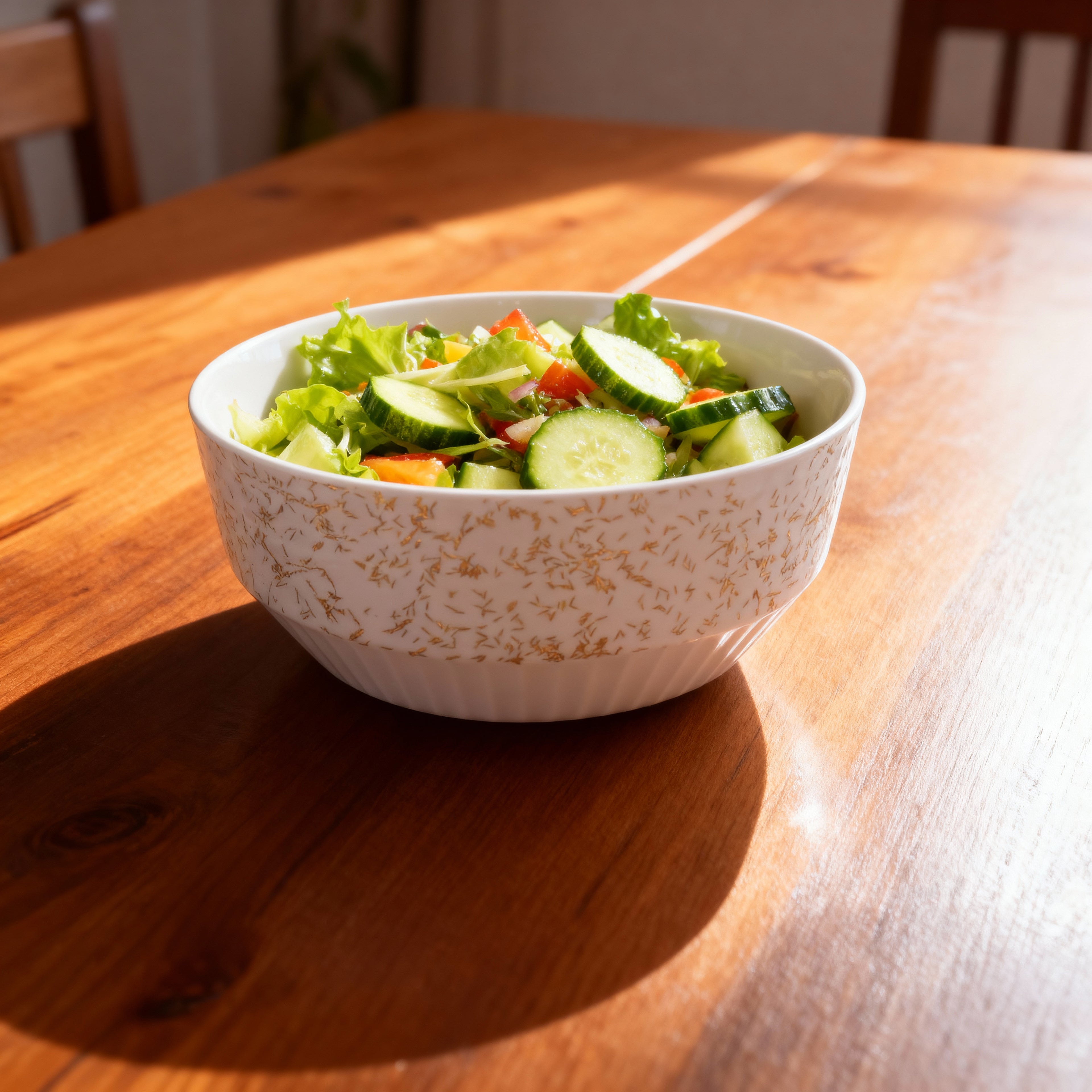 Elegant Patterned Serving Bowl
