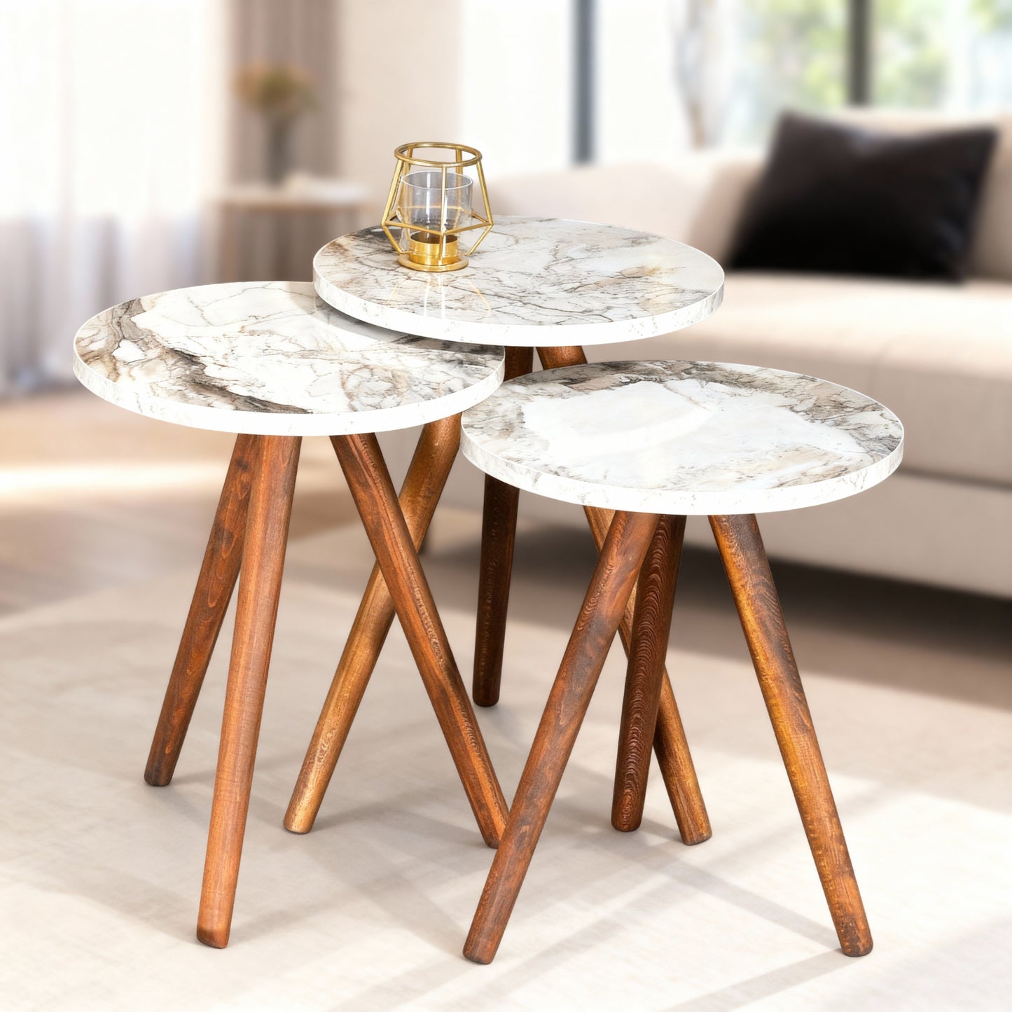 Ensemble de tables gigognes Nordic