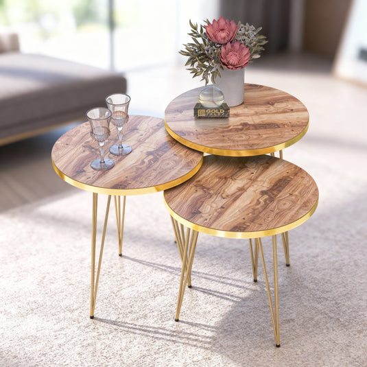 EleganceNest Trio Side Table Set