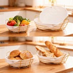 PureNest Baskets – 3-Piece Serving Baskets Set