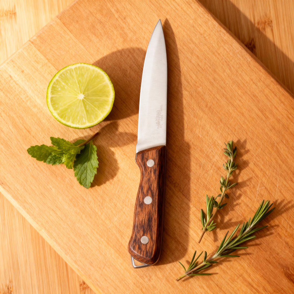 سلسلة سكاكين ماستر كرافت الدقيقة بمقبض خشبي