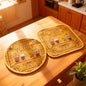 Ensemble de 2 sous-plats thème café