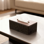 Premium Dual-Texture Tissue Box Cover