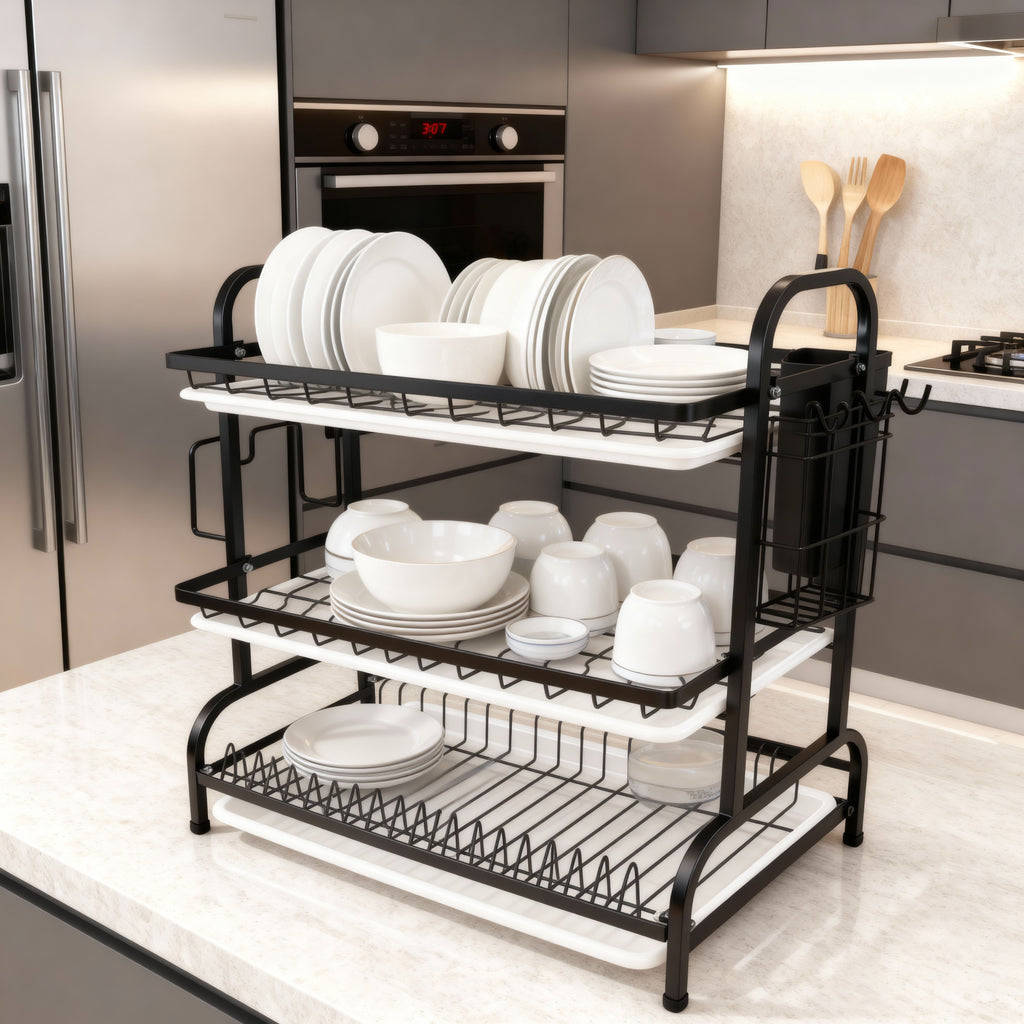 MaxiLift 3-Tier Dish Drying Rack