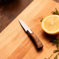 Artisan Brown-Handle Chef Knife
