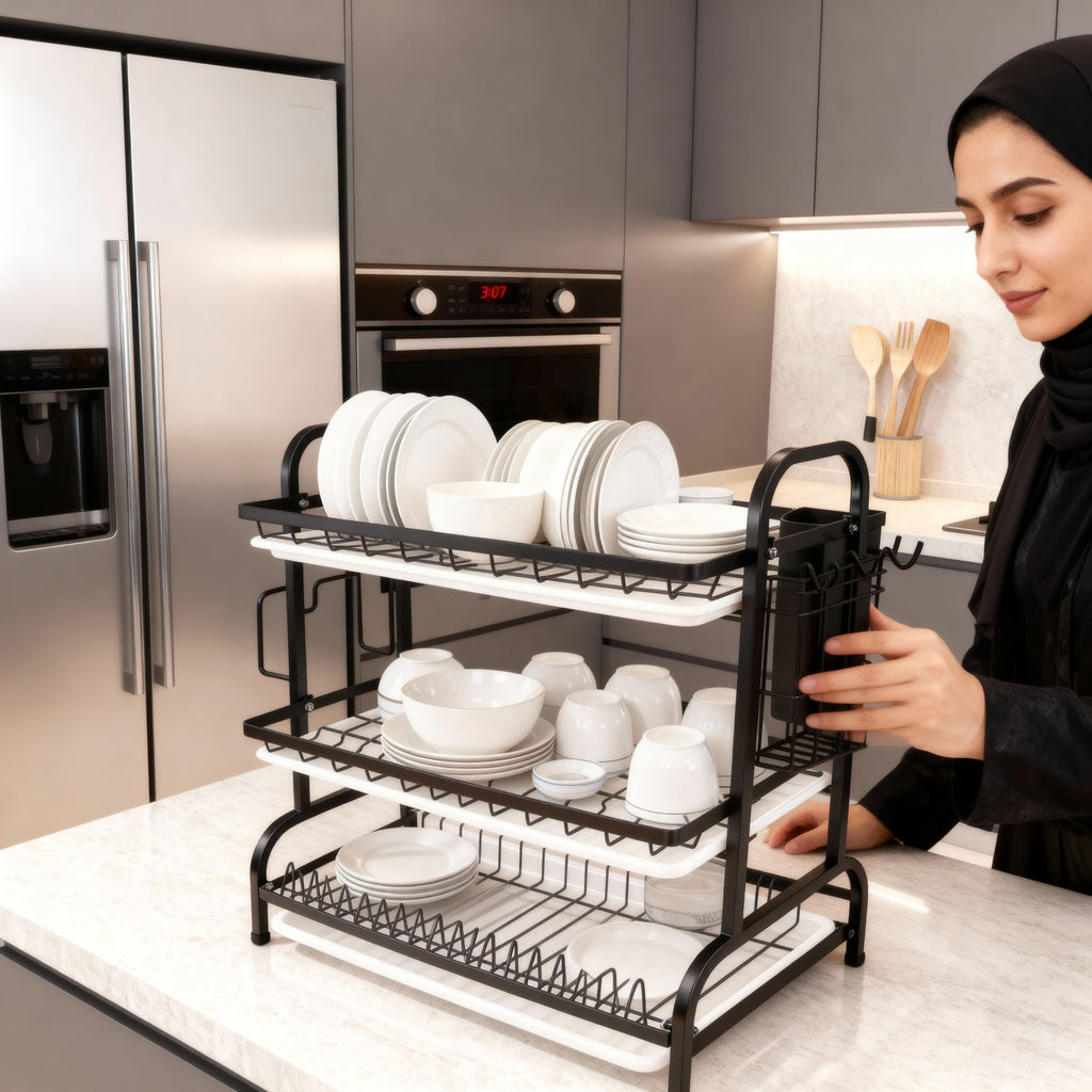 MaxiLift 3-Tier Dish Drying Rack