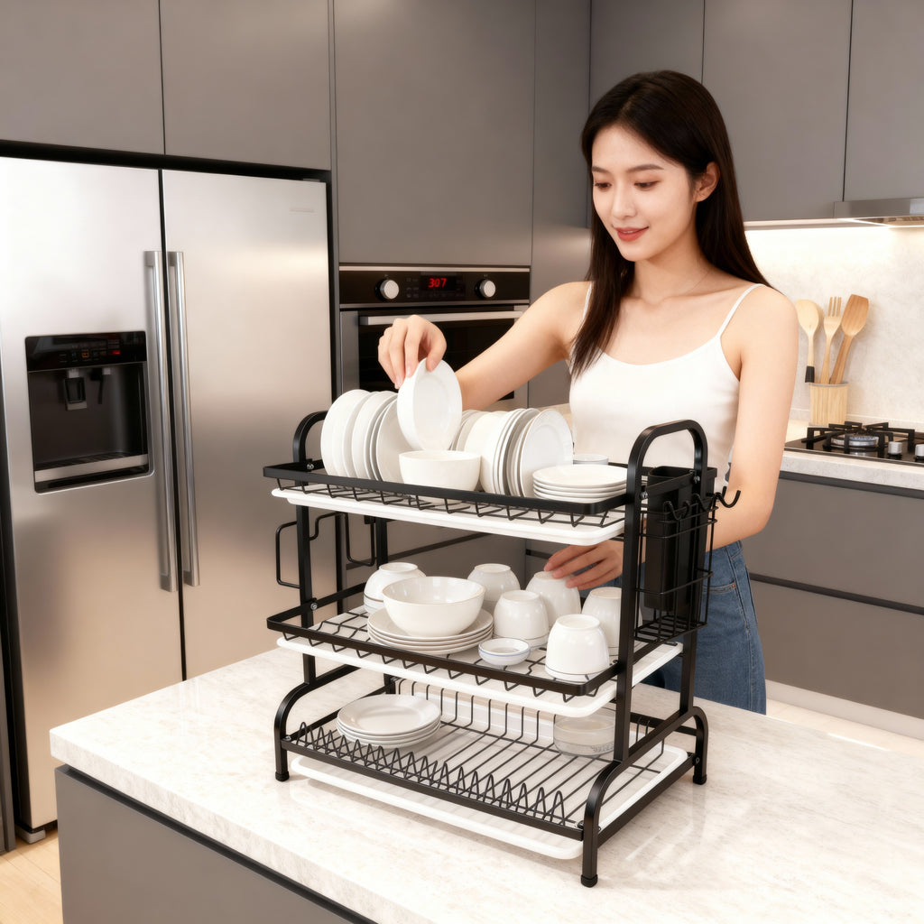 MaxiLift 3-Tier Dish Drying Rack