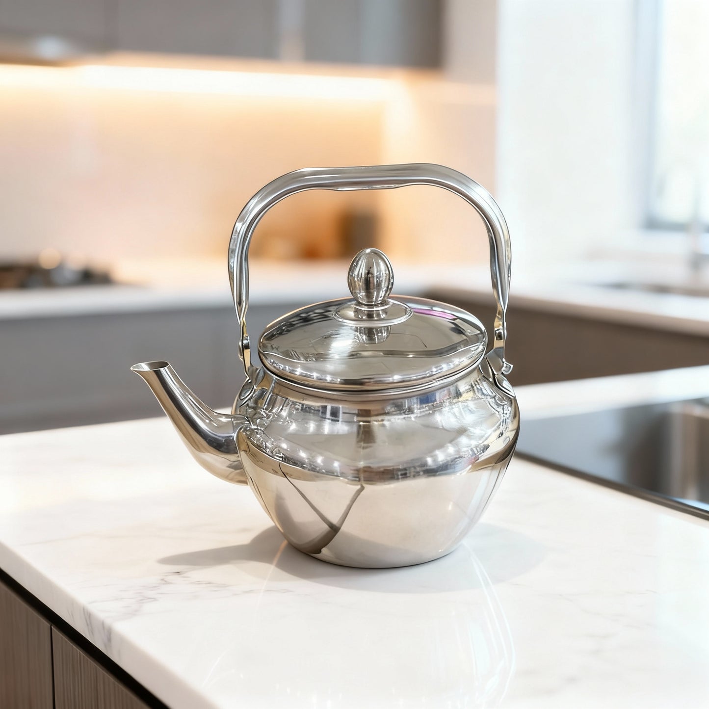 Bouilloire en acier inoxydable PureShine