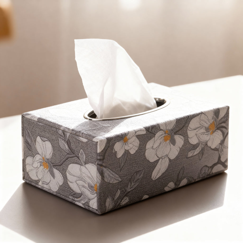 Elegance Bloom Tissue Box Cover