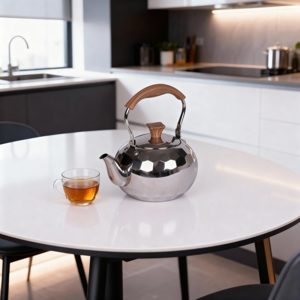 WoodCraft Stainless Steel Kettle Set