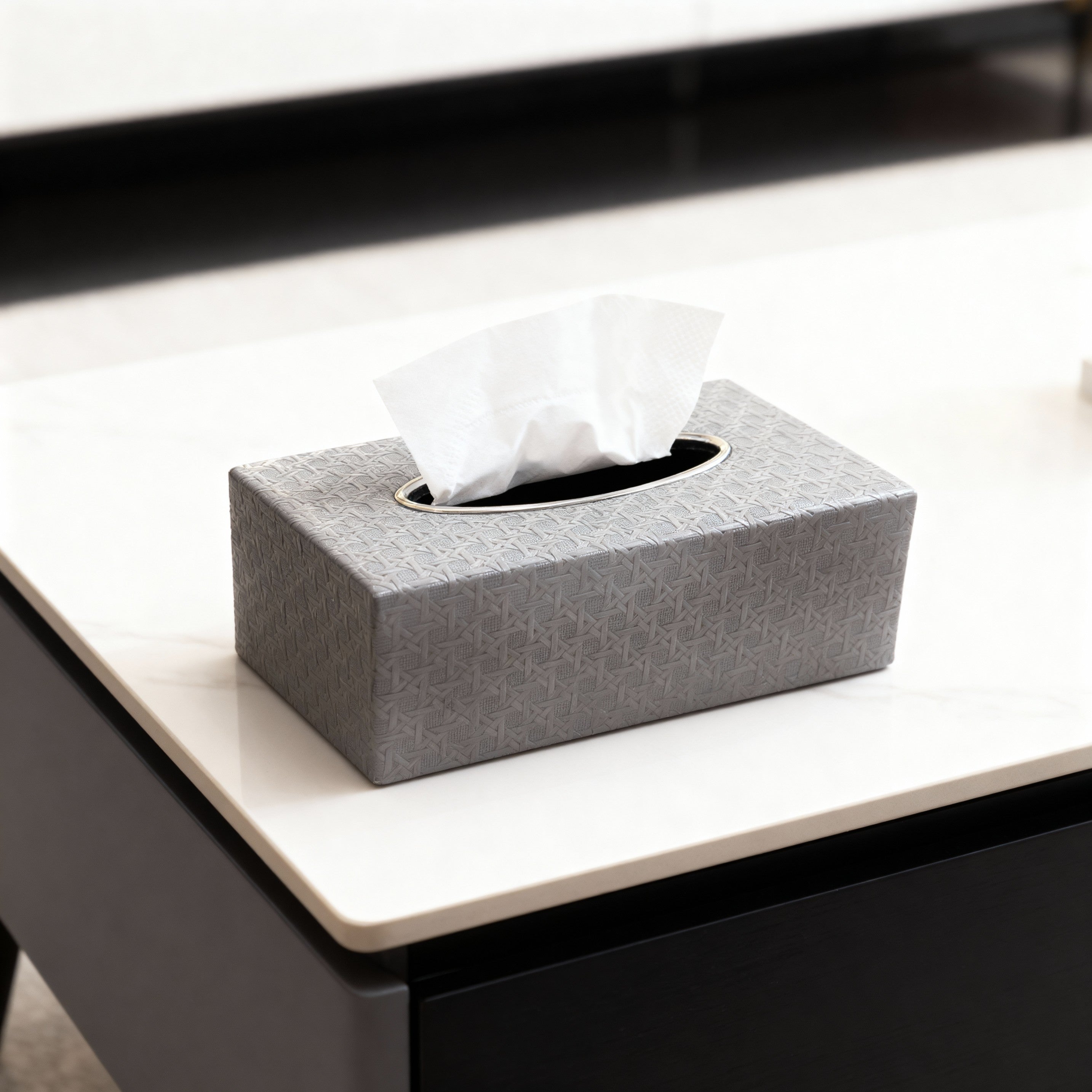 Elegant Patterned Tissue Box Cover