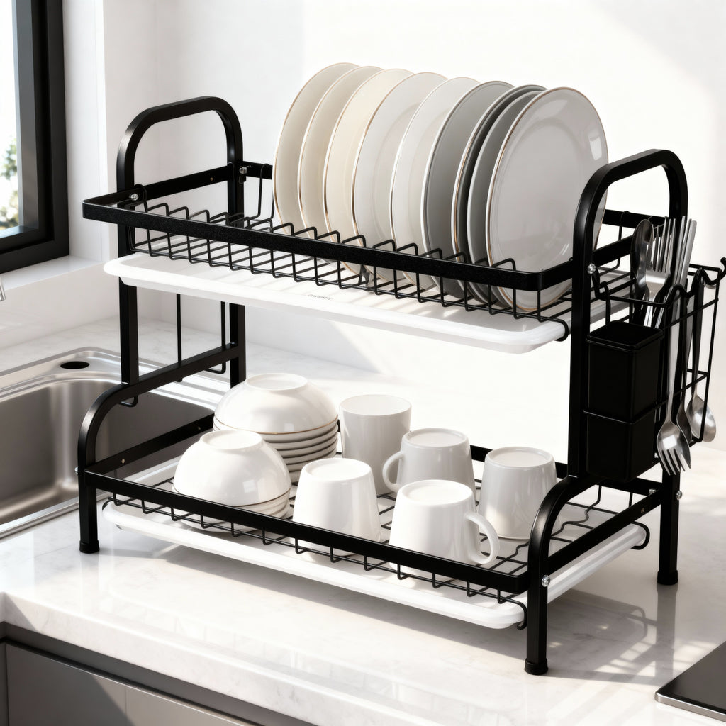 Apex Double-Tier Dish Rack