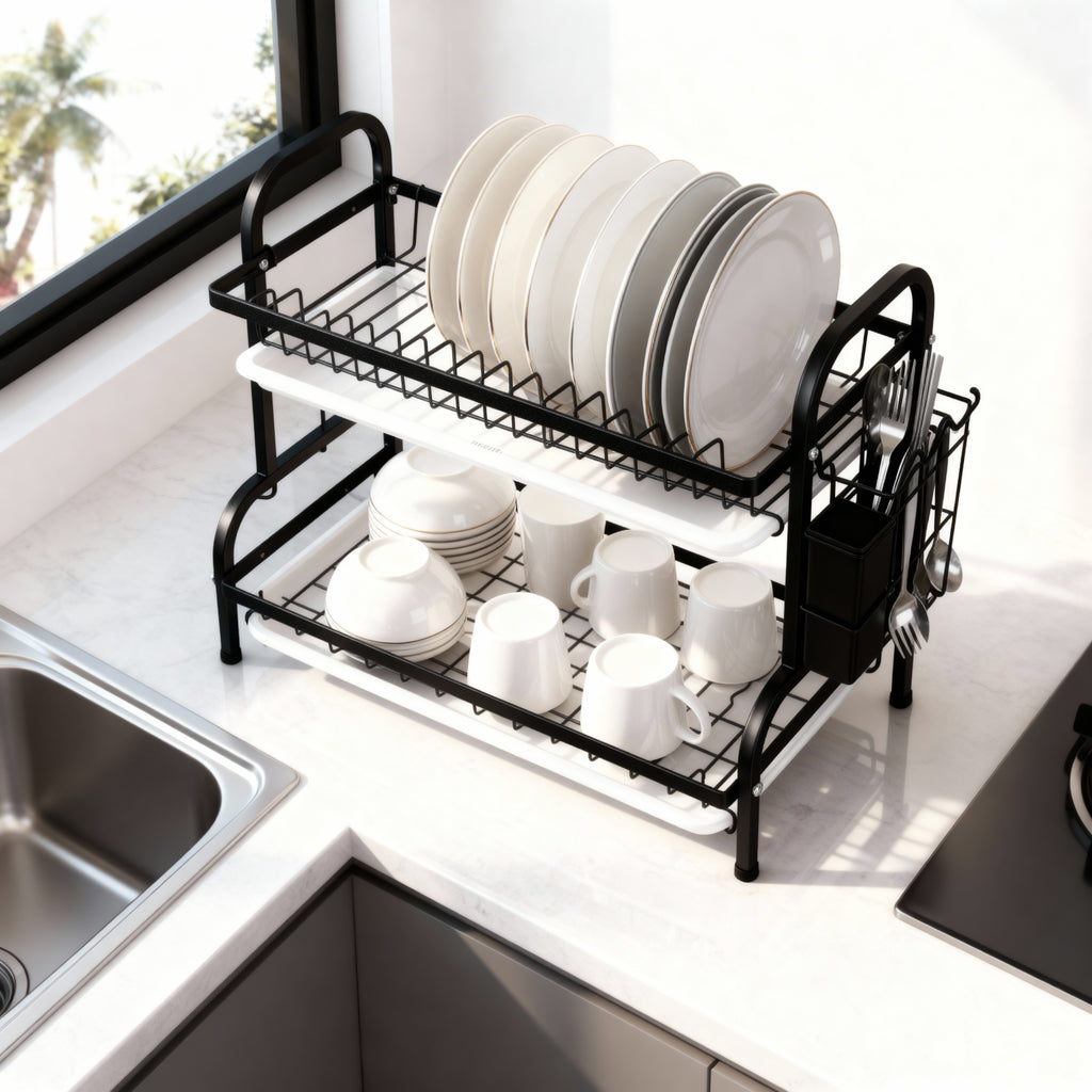 Apex Double-Tier Dish Rack