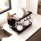 Dual-Layer Dish Drying Rack