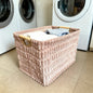 Panier à linge en tissu peluche