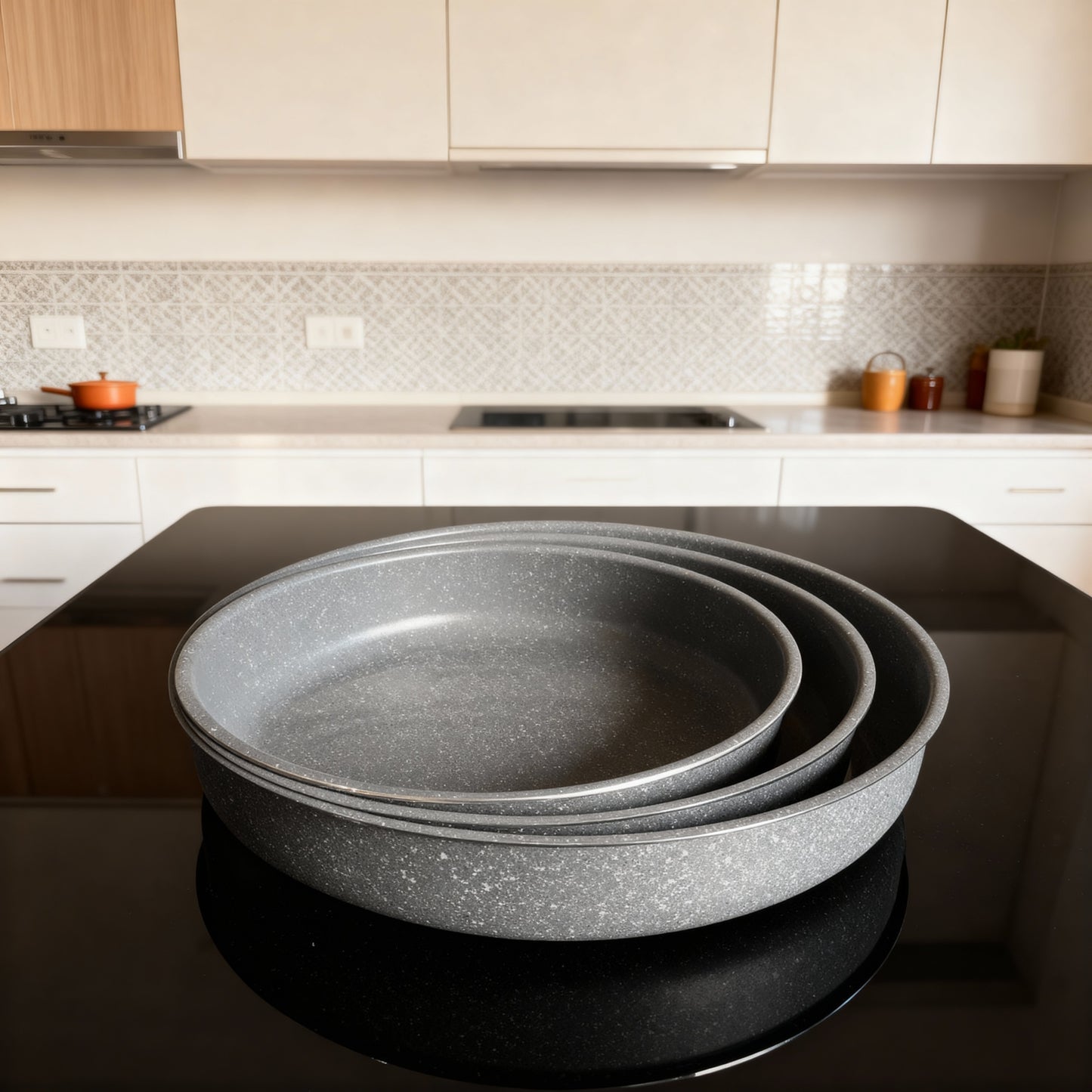 Set de moules à manqué ronds antiadhésifs – 3 pièces