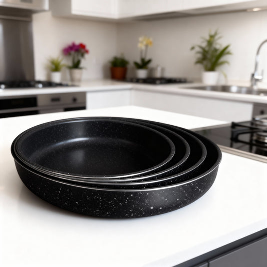 Lot de 4 moules ronds antiadhésifs