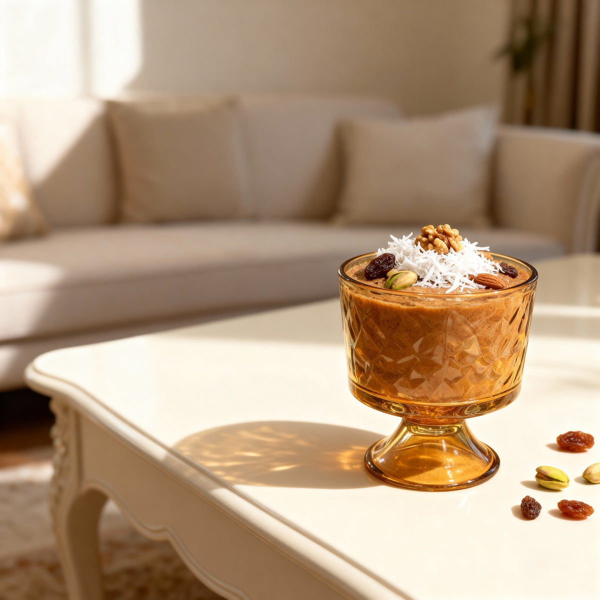 طقم كاسات حلى كهرمانية