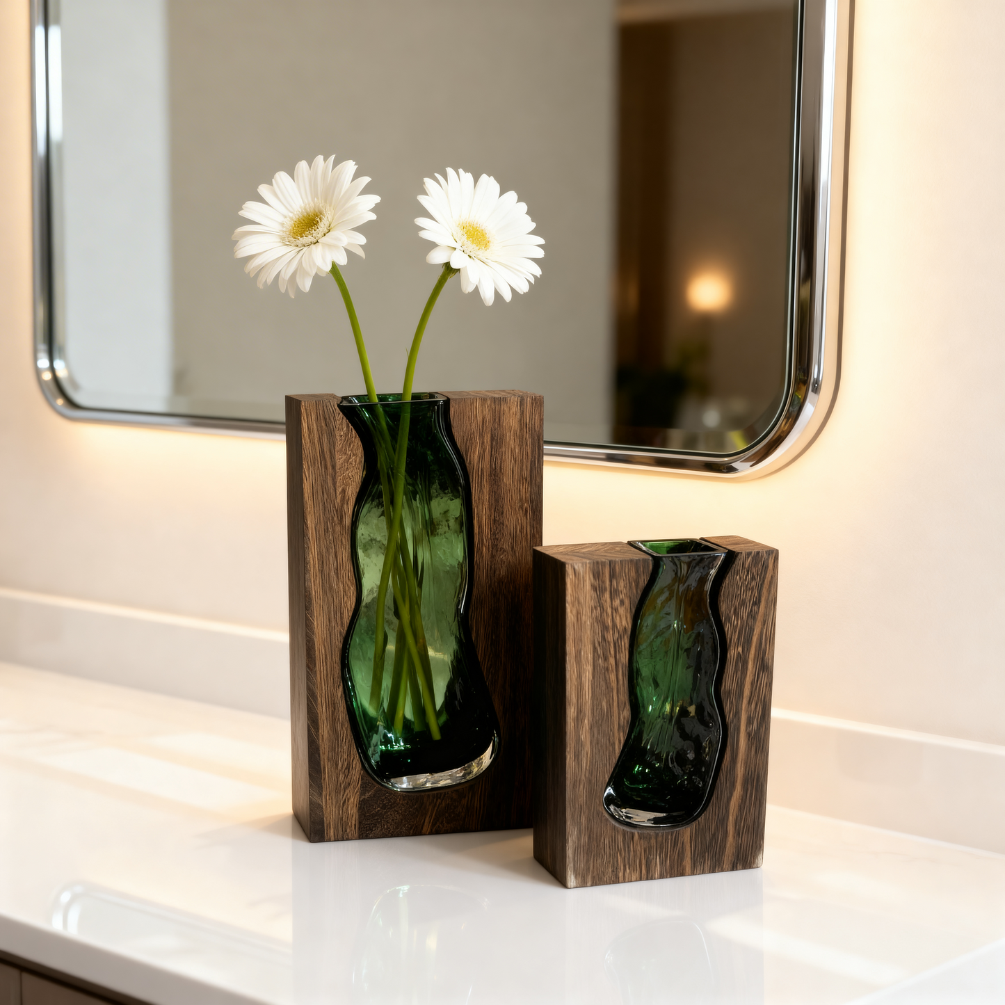 Vase Verde Flow