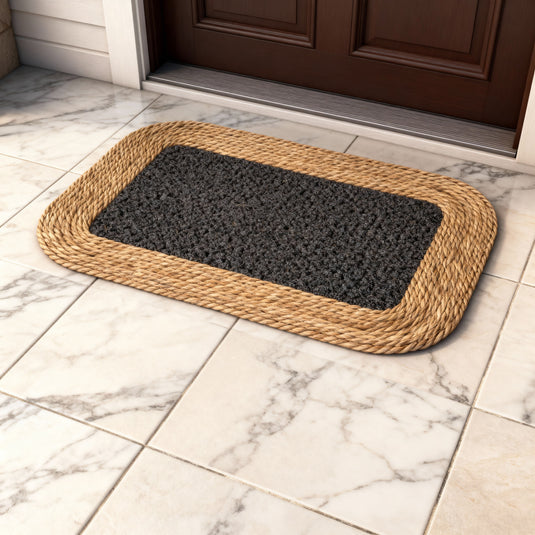 Natural Border Door Mat