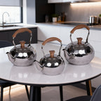 WoodCraft Stainless Steel Kettle Set