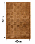 Basket weave doormat design 1