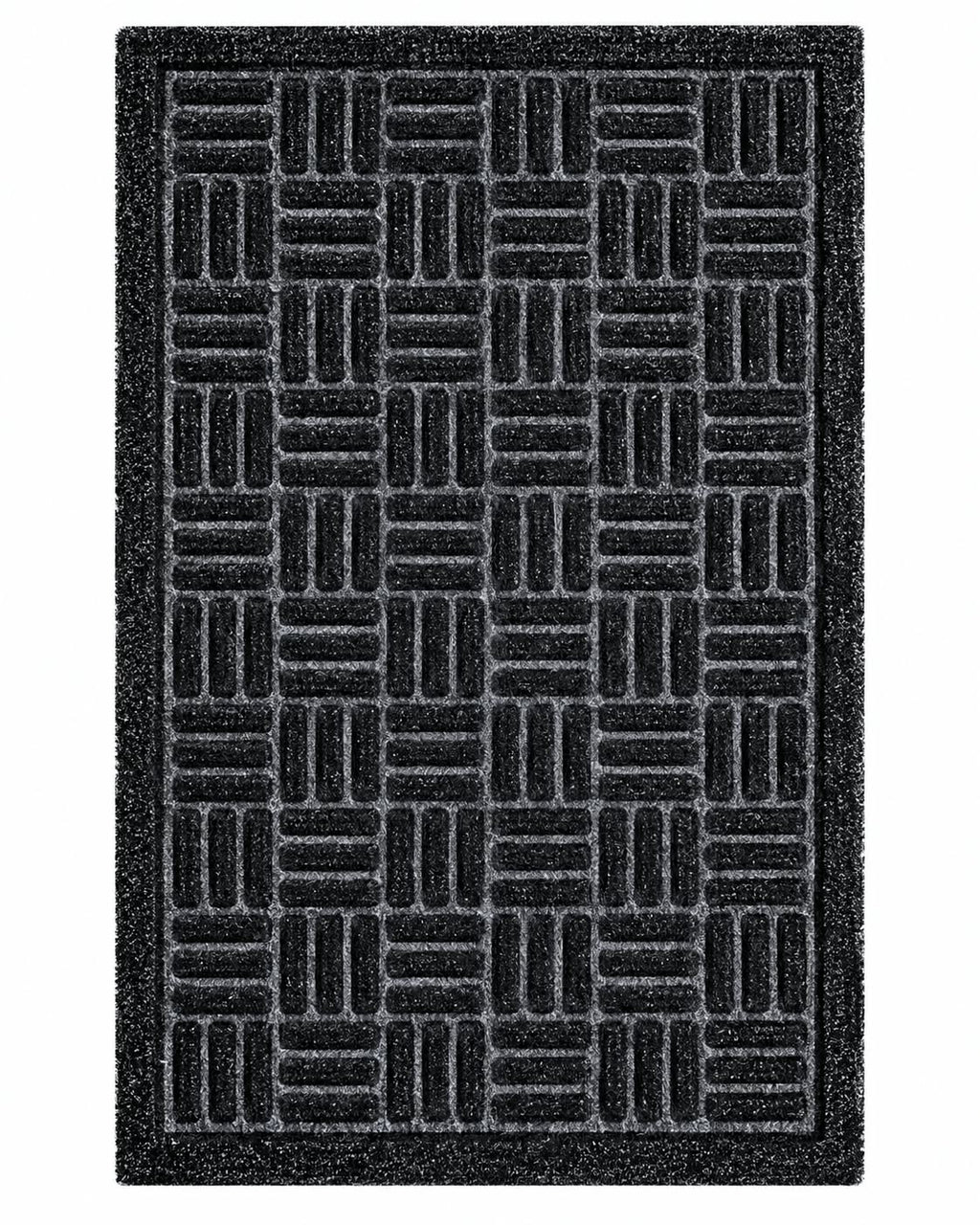 Basket weave doormat design 1