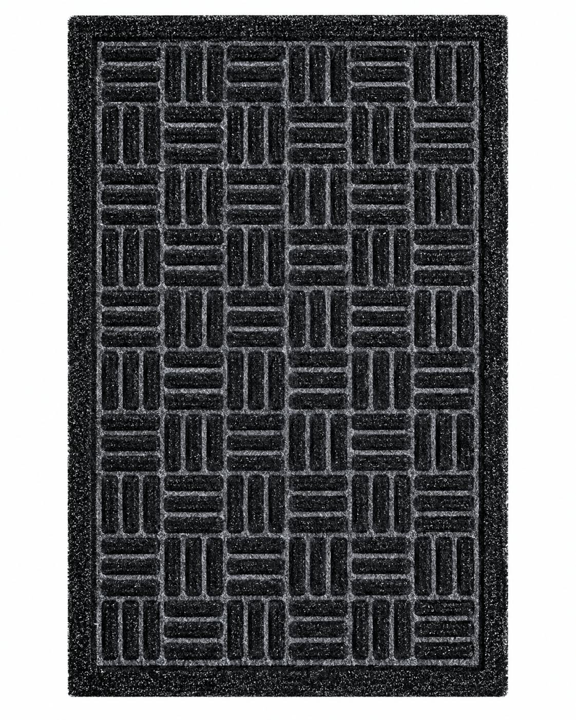 Basket weave doormat design 1