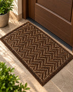 Chevron pattern doormat design 3