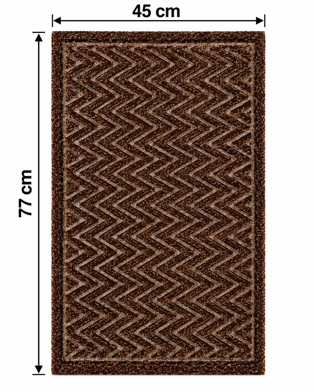 Chevron pattern doormat design 3