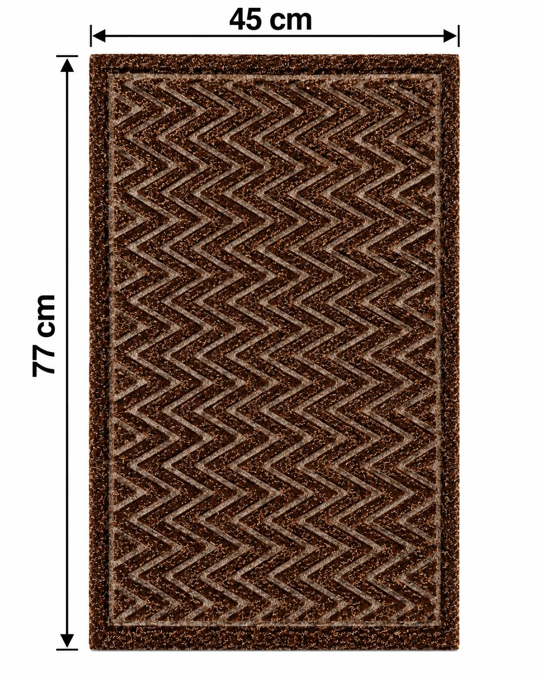 Chevron pattern doormat design 3