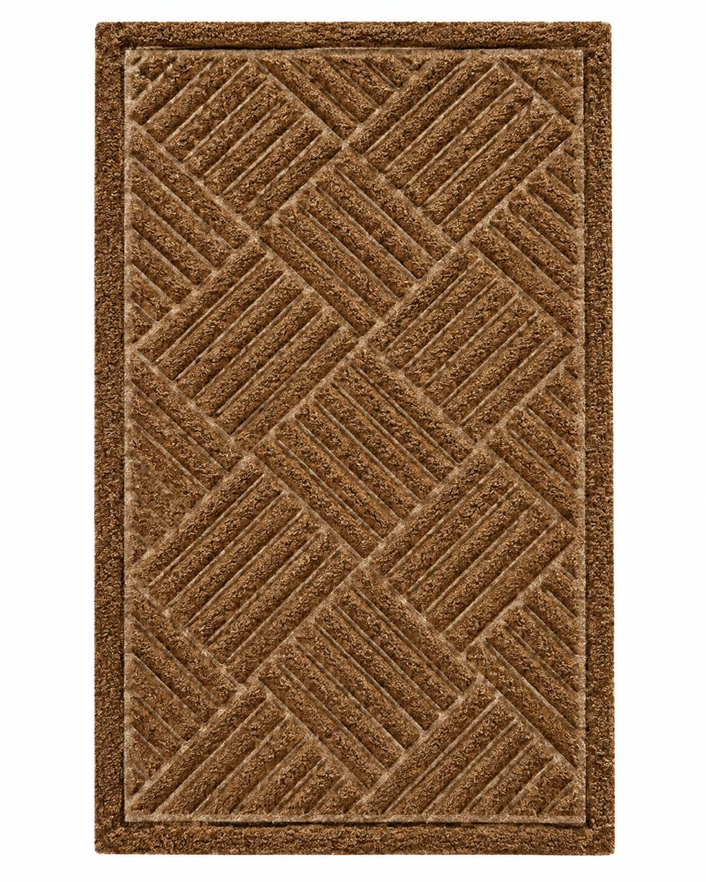Diagonal Basket-Weave Entrance Doormat