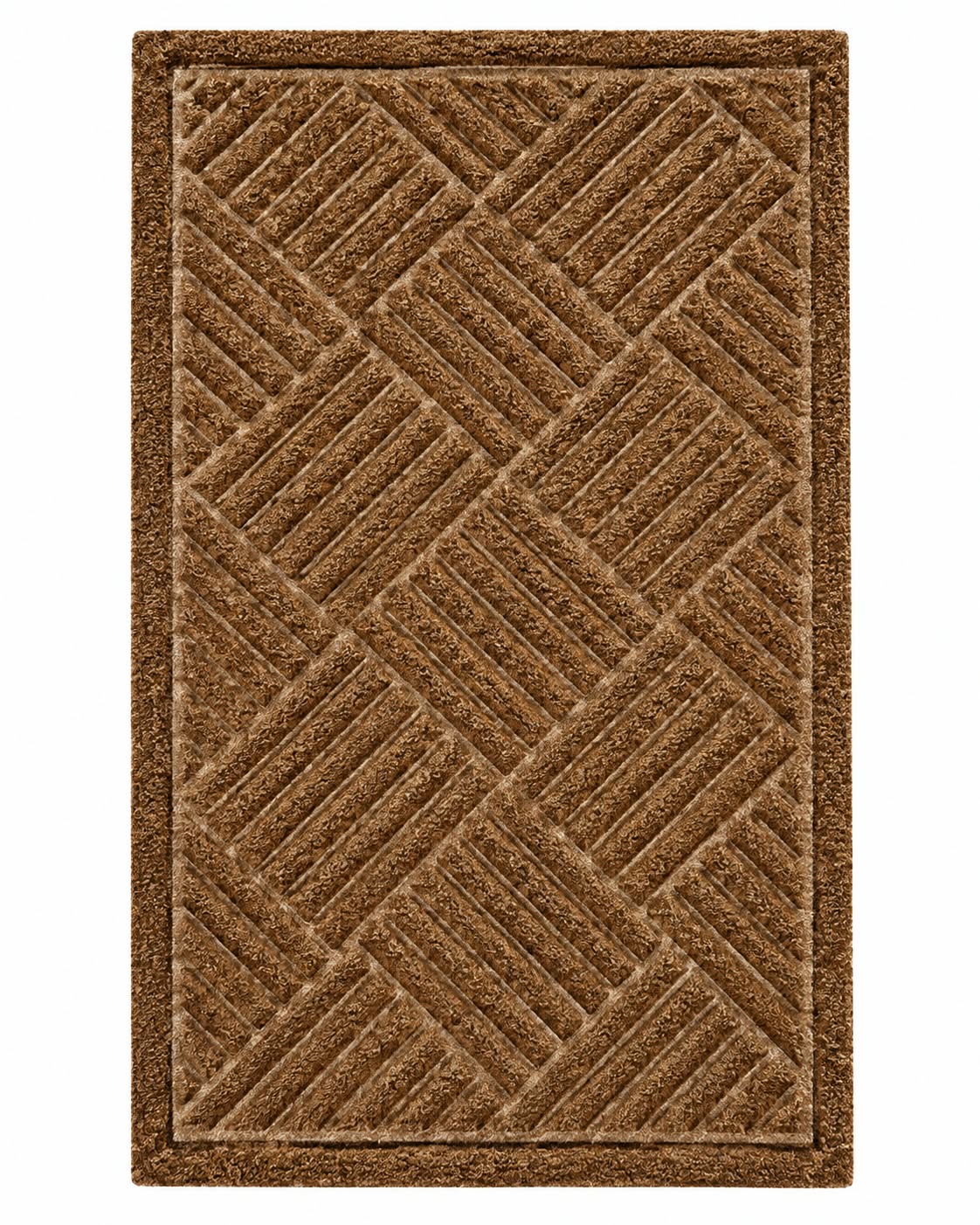 Diagonal Basket-Weave Entrance Doormat