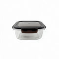 Glass Food Storage Container with Locking Lid-Square